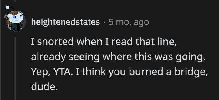 OP's relationship with his sister and her husband will suffer because of this.