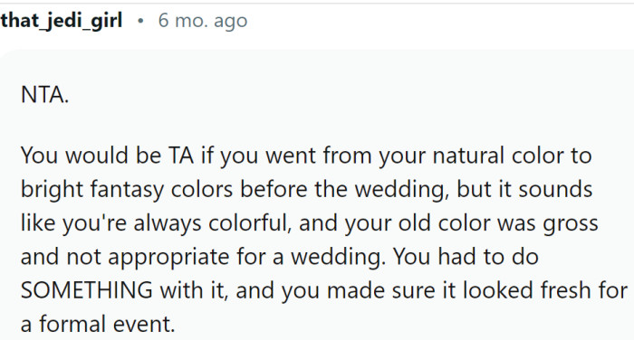 Some Redditors have different views: