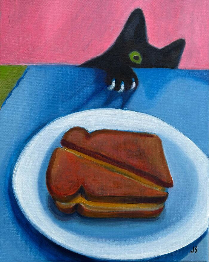 "Paintings Of My Cat, Noodle"