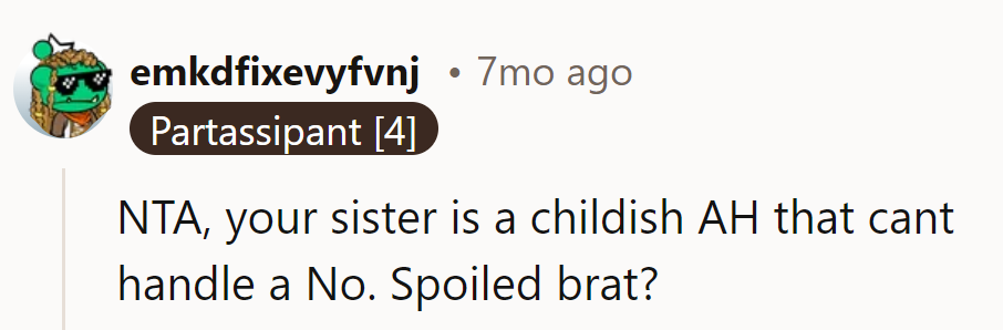 Sister's Throwing a Tantrum Because 'No' Isn't in Her Vocabulary.