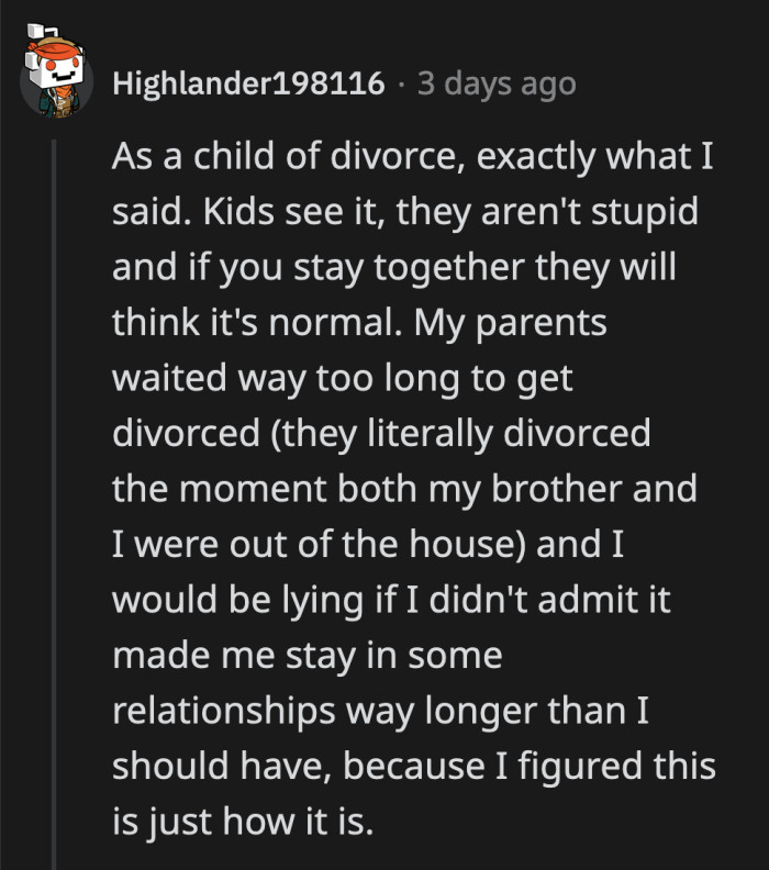 Children are a lot more perceptive than adults give them credit for. OP's kids are aware that their parents have problems; OP has to be mindful of that.
