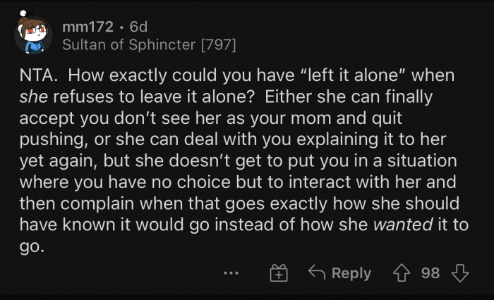 Gemma should just take the hint and stop obsessing.