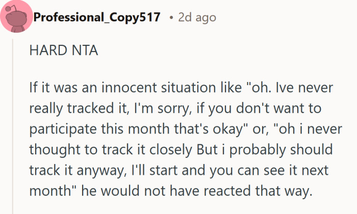 This take points out the quiet truth. Innocent people rarely panic when someone asks for a simple list.