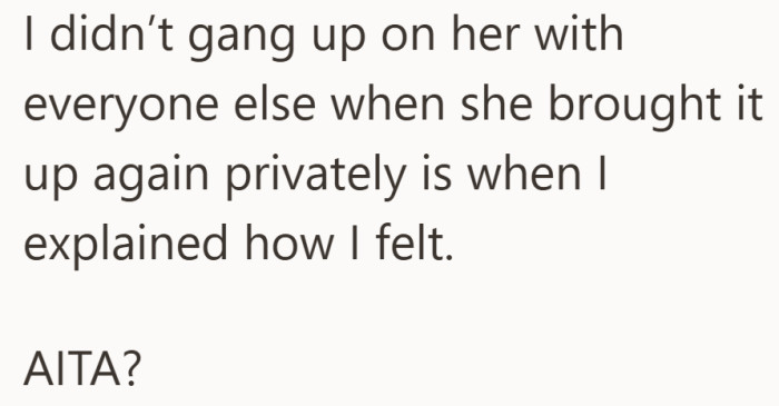 They kept it private, but the impact still lingered. Now it comes down to whether honesty crossed a line.