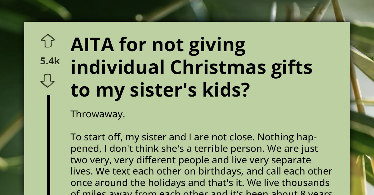 Woman Explodes After Her Brother Refuses To Buy Nine Kids Costly Christmas Gifts