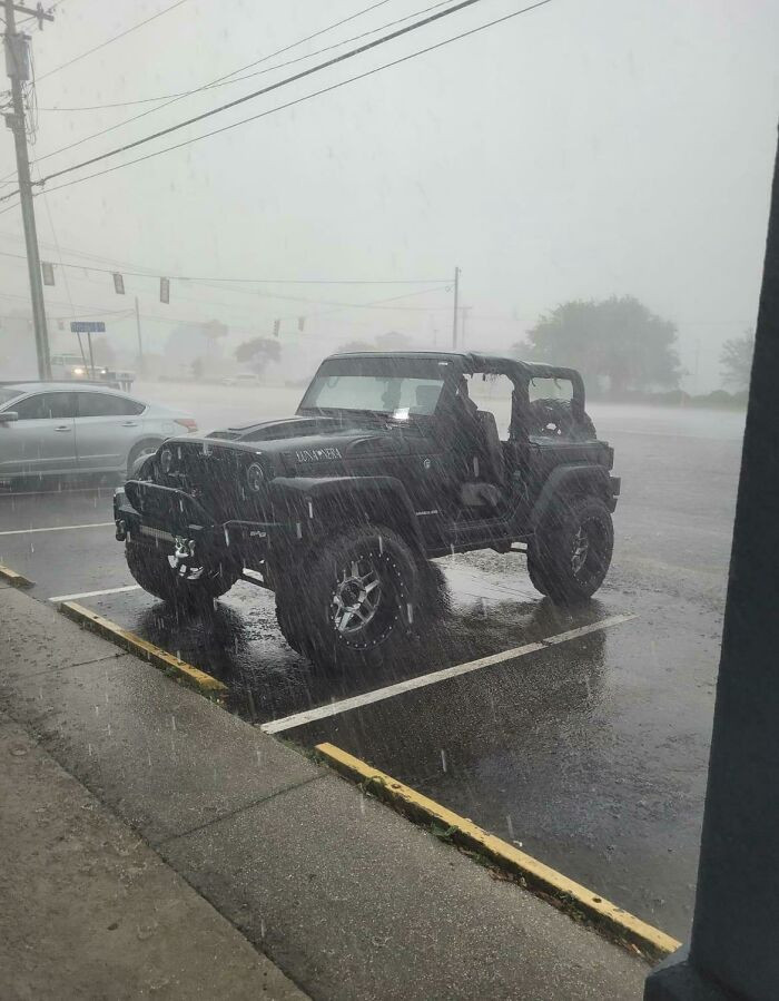 "Forgot To Check The Radar This Morning"