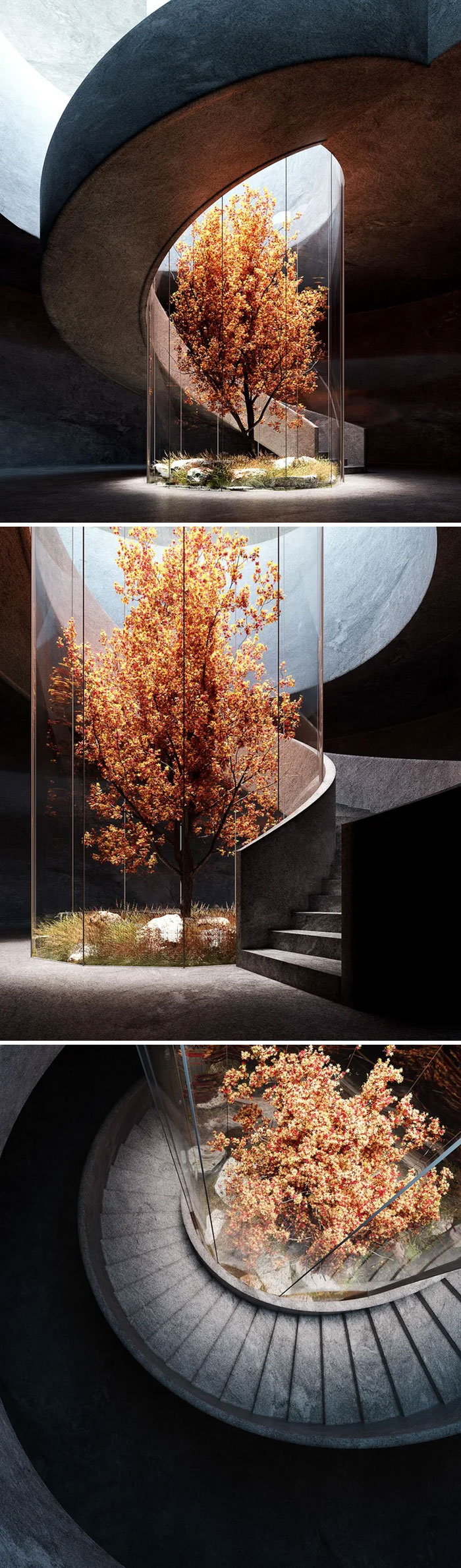 5. Luís Fernando explores silence and contemplation through design and visualization.