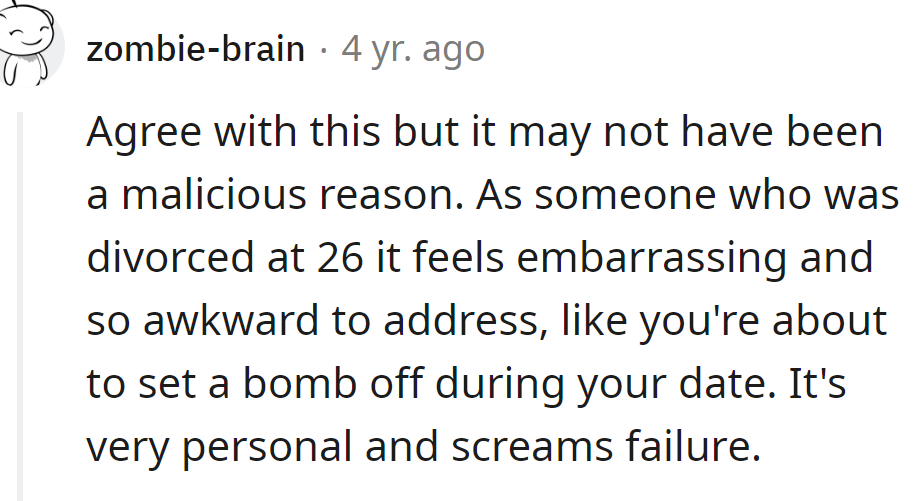 One Redditor said she might be embarrassed