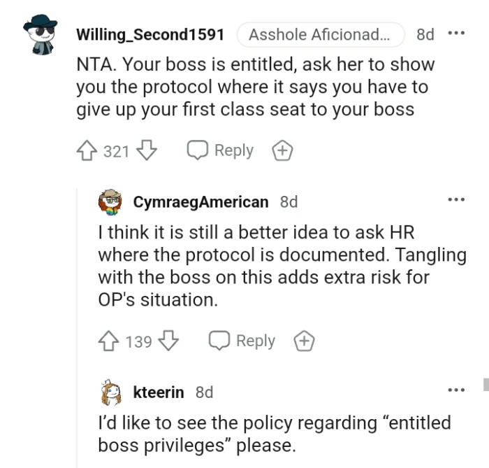 Ask her to show you the protocol where it is written