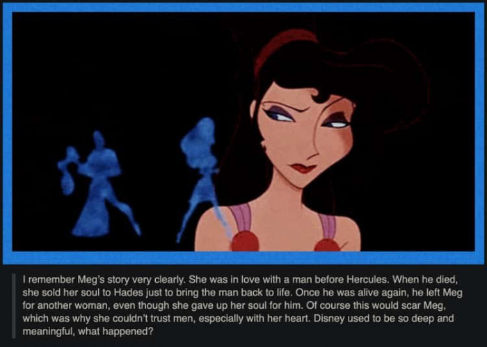 3. The storyline behind some Disney movies is just so deep, and I love that.