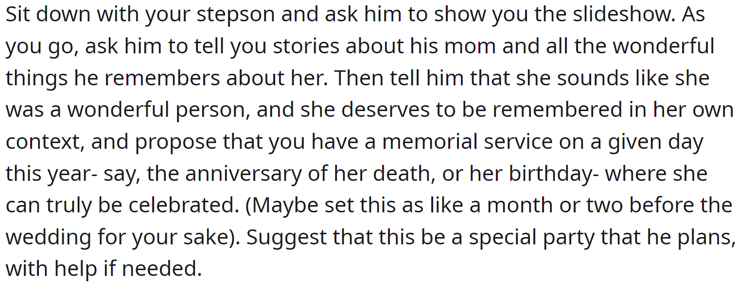 And this is the best advice ever: