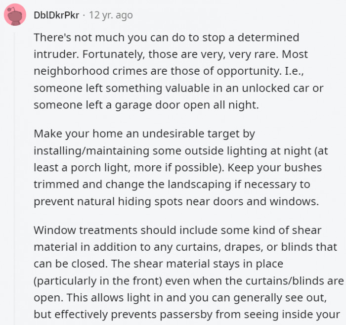 20. Make your home as undesirable as possible