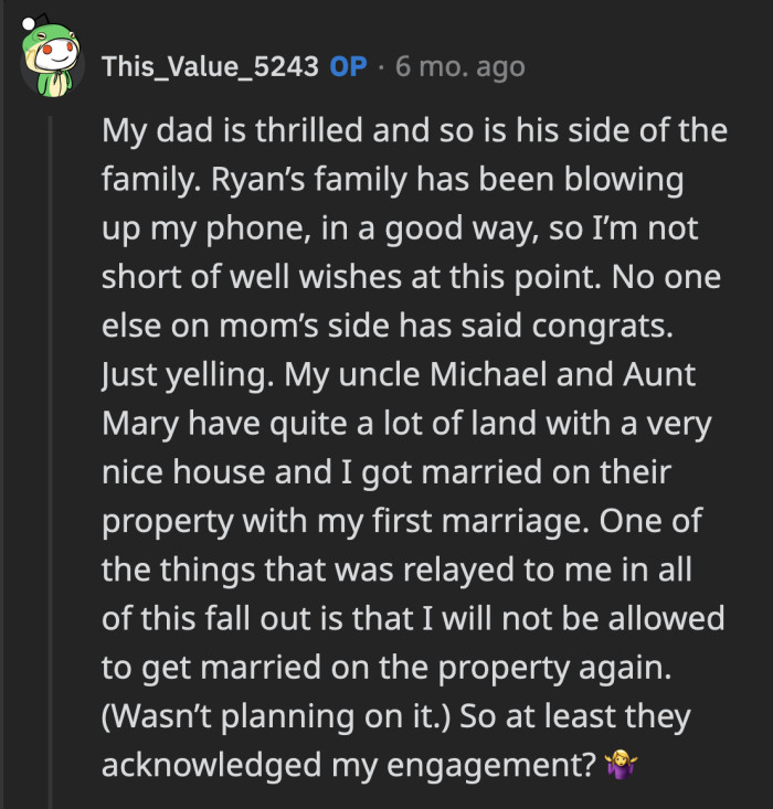 Really, the trash taking itself out was a huge favor to OP.