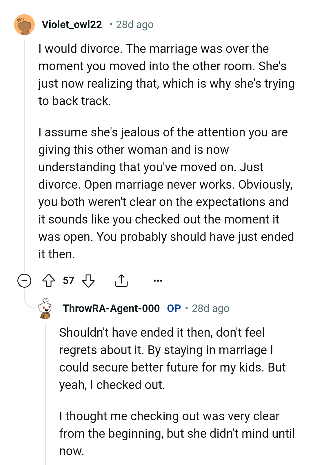 She's jealous of the attention the OP is giving the other woman