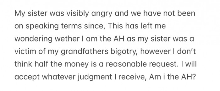 OP doubted how he handled the situation, which pushed him to consult with the Reddit community.