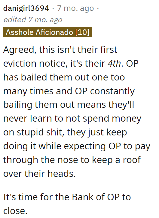 It's just a vicious circle.