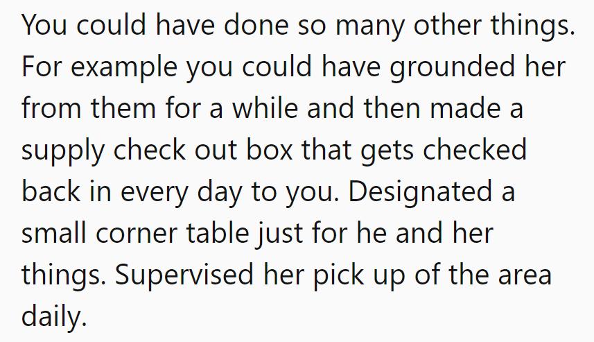 There were a lot of things OP could have done aside from just snapping!