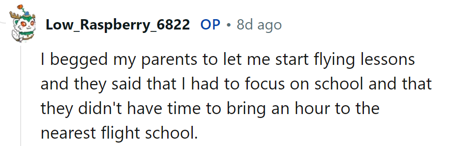 Grounded by parental control tower: 