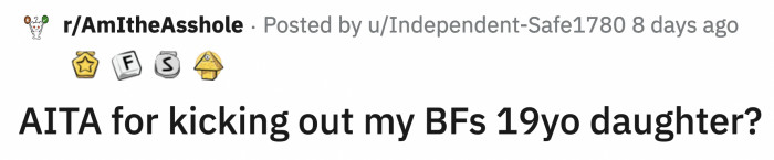 When OP speaks up to defend her son, Jess will either roll her eyes or reply, 