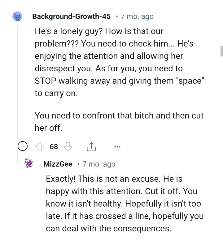 The OP Should Confront Her