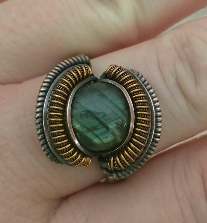 "Ring I Made Yesterday. I Think It Is My Nicest One Yet."