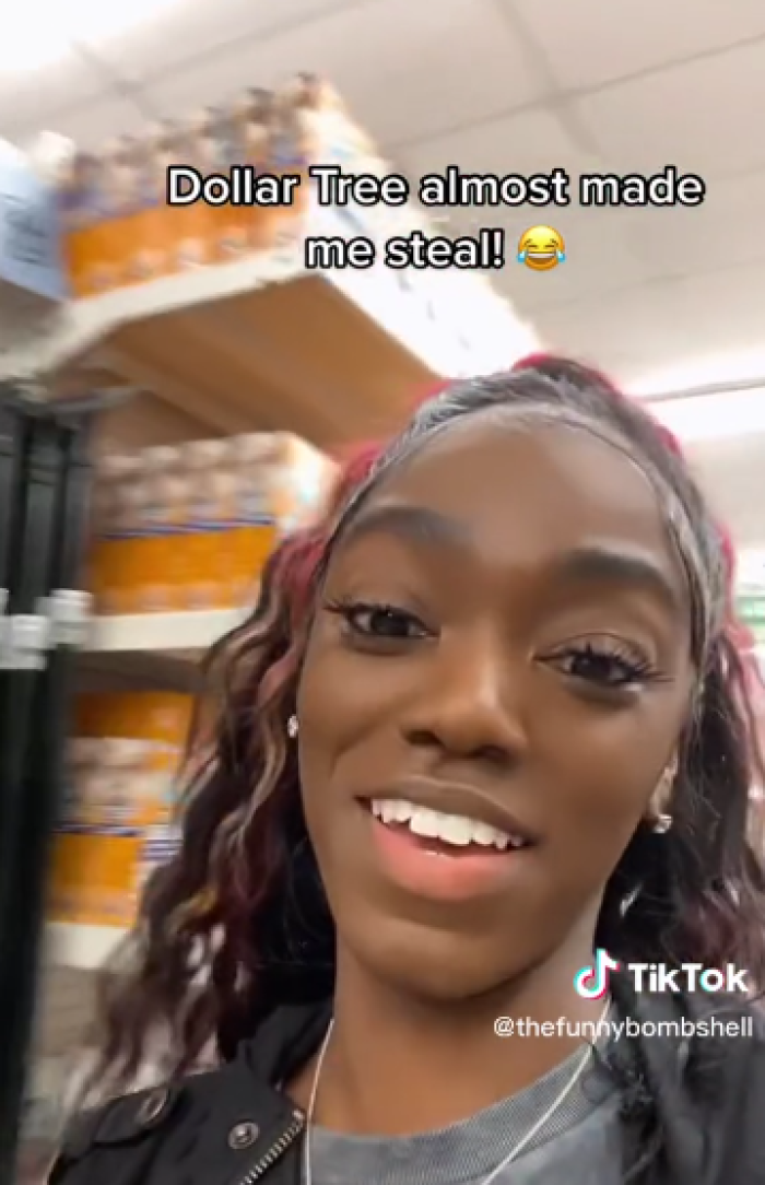 “I came in here for a broom…but they’ve got scrubber pads, mop pads - without the stick!”