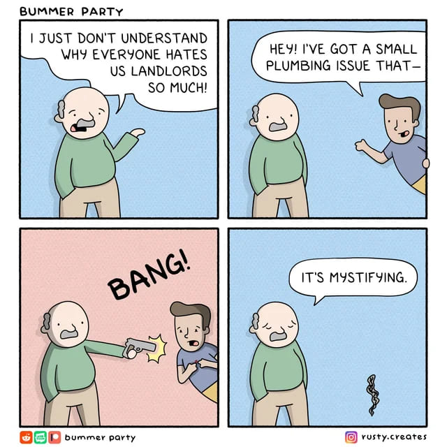 1. And you wonder why you're hated