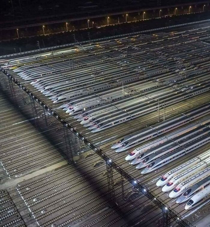 18. High-Speed Trains In Nanjing, China