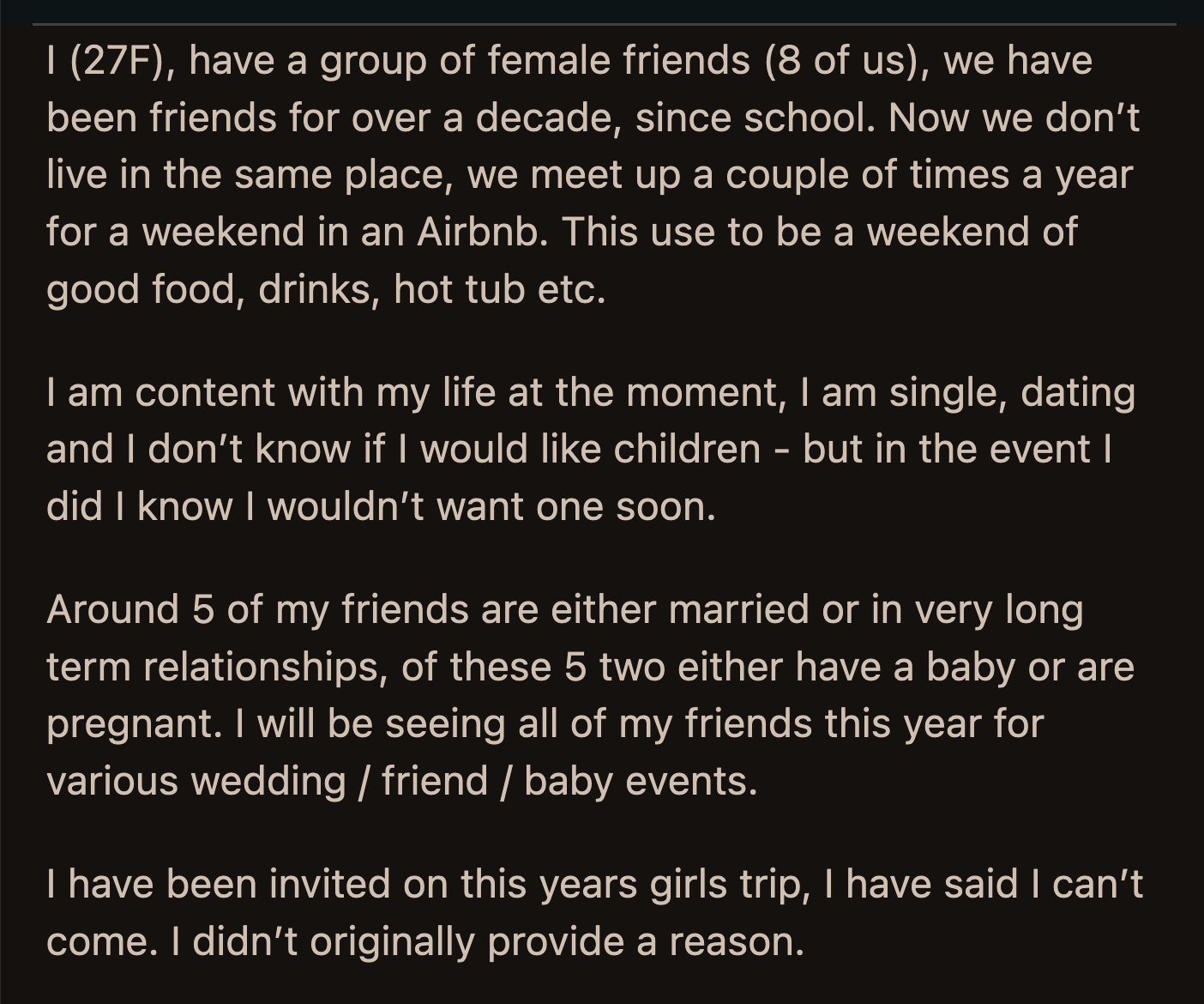 Their group is divided since a majority of them shared similar milestones while the rest felt overshadowed.