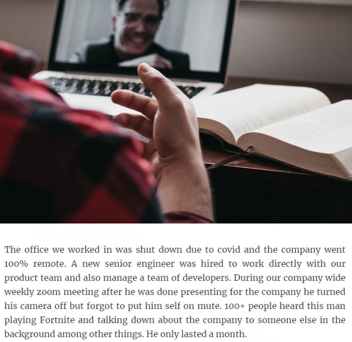 31. A new senior engineer messed up