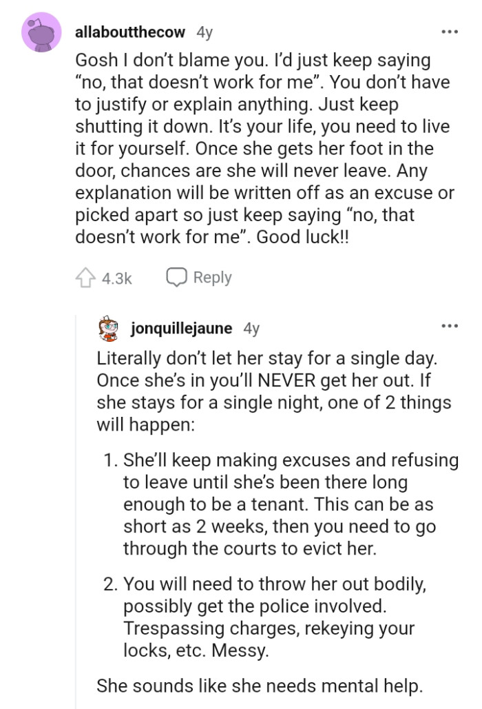 That doesn't work for me