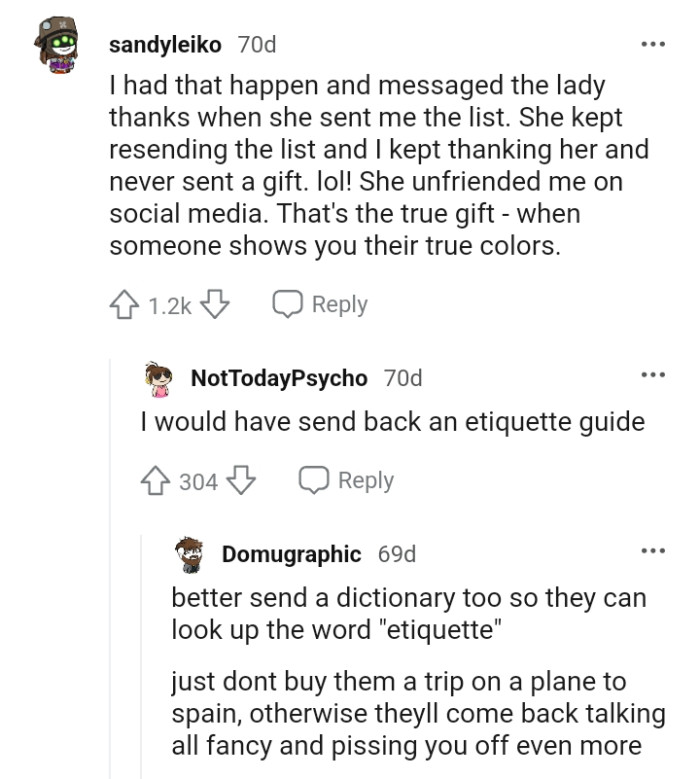 The true gift is when someone shows you their real colors