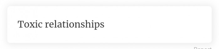 26. Bad relationships