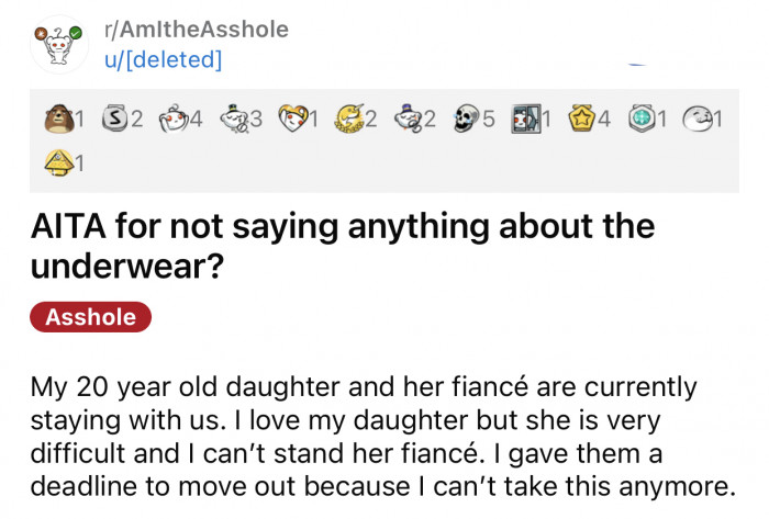 Here's the original post by a Reddit user who later deleted his account: