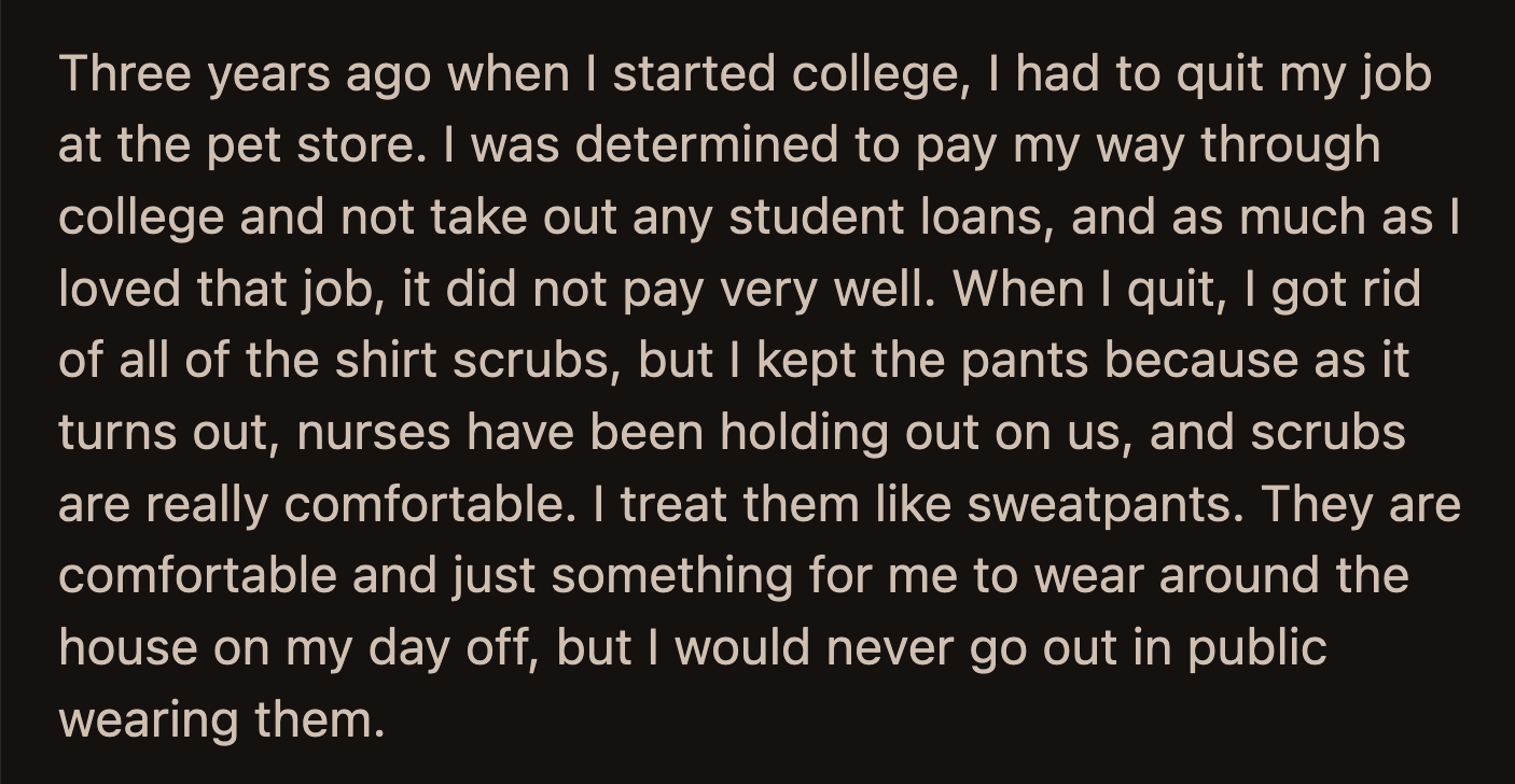 OP appreciated the neighbor's attempt to hide her identity, but it was undeniable that she was talking about them.