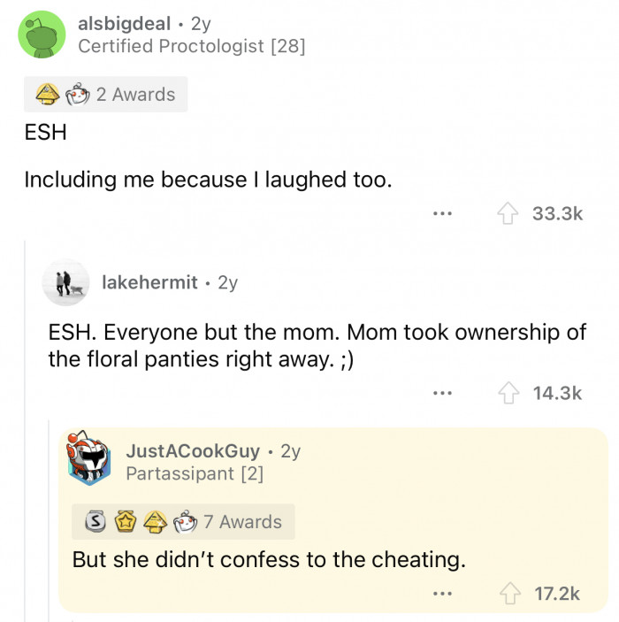 Here's how the Reddit community reacted to the user's post: