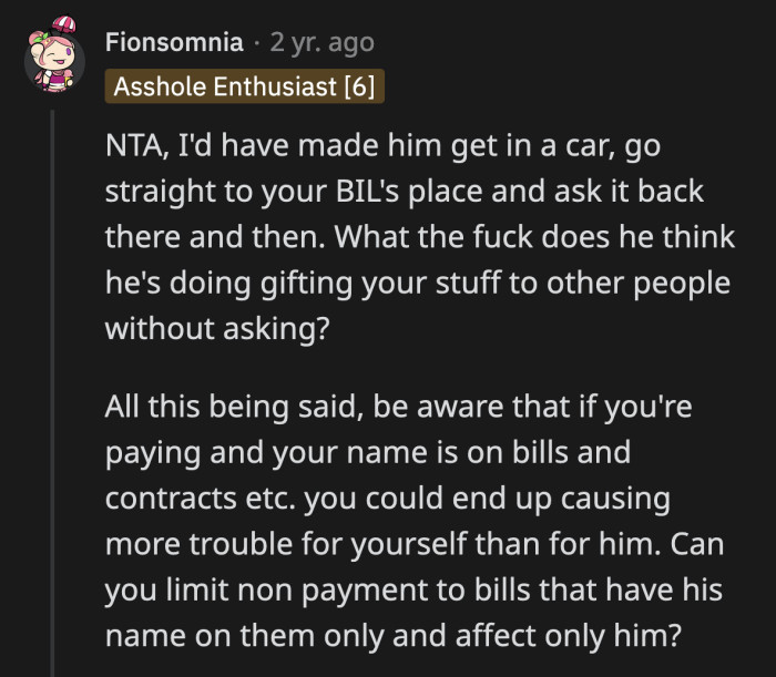 OP Shouldn't Let Her Leech of a Husband Get Away with This