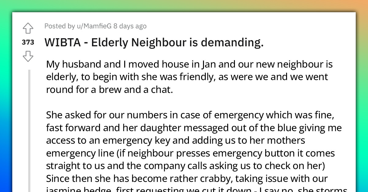 Couple Becomes Friends With Elderly Neighbor, But Things Soon Take A Sinister Turn When They Get Added To Her Emergency Contact List