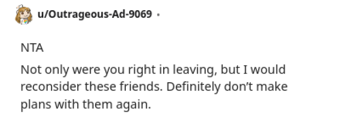 I wouldn't consider them friends either honestly.