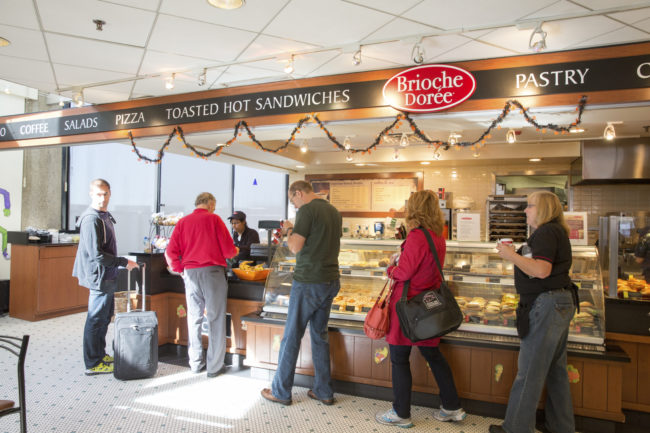 13. Buy food to cover the meals for your whole flight. Avoid sodium.