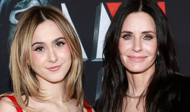 Courteney Cox and Coco Arquette