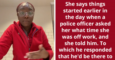 Chic-Fil-A Worker Hides After Work for Her Safety After Some Police Officers Asked Her What Time She Was Off Work