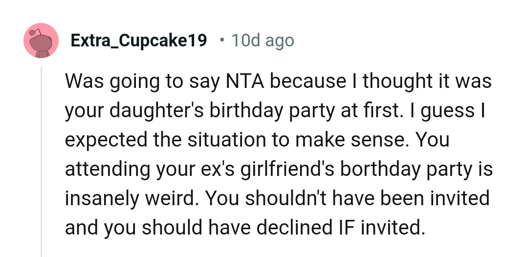 The OP shouldn't have been invited