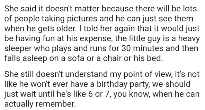 Apparently, the little guy is a heavy sleeper who plays and runs for 30 minutes and then falls asleep.