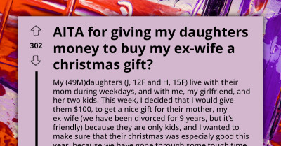 Teenage Daughters Object To Father's $100 Gift For Mom Because They Believe It Should Be Spent For Eating Out