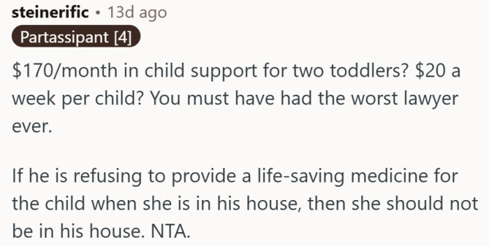 OP has the worst lawyer...
