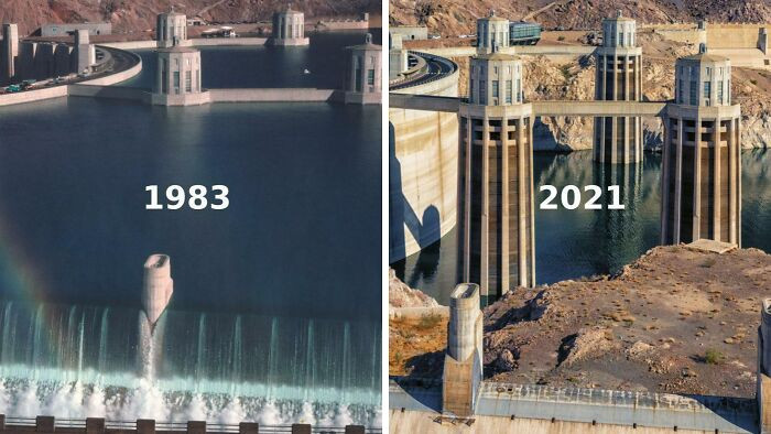 21. Lake Mead. Not Only Is The 2021 Pic Bad News, But Also Creeps Me Out