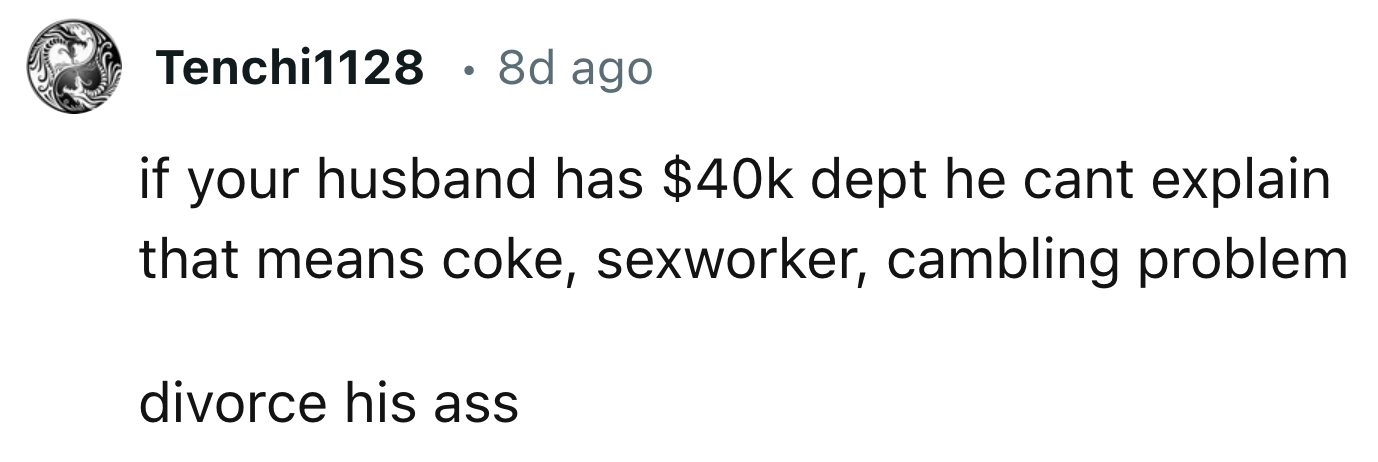 The Best Option Might Be To Divorce Him