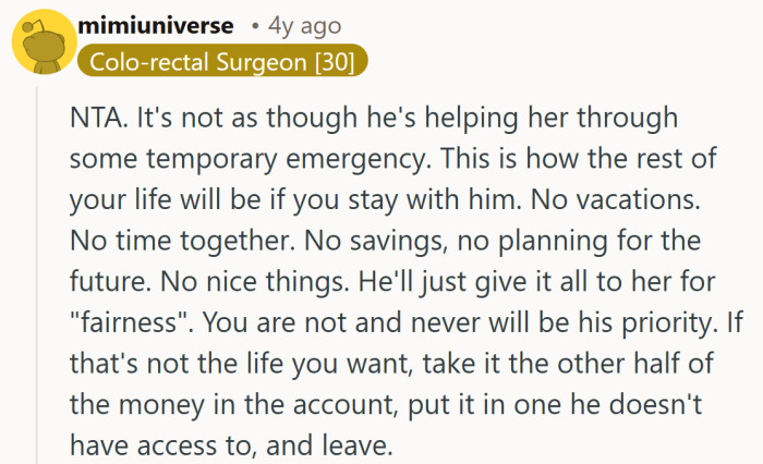 Tough but thoughtful warning. It speaks to the quiet fear of becoming invisible in a relationship where your needs never reach the top of the list.