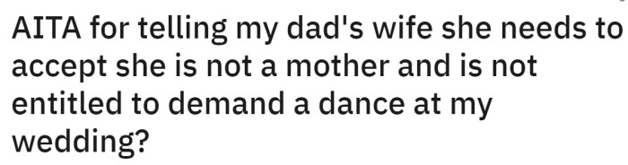 The original question: